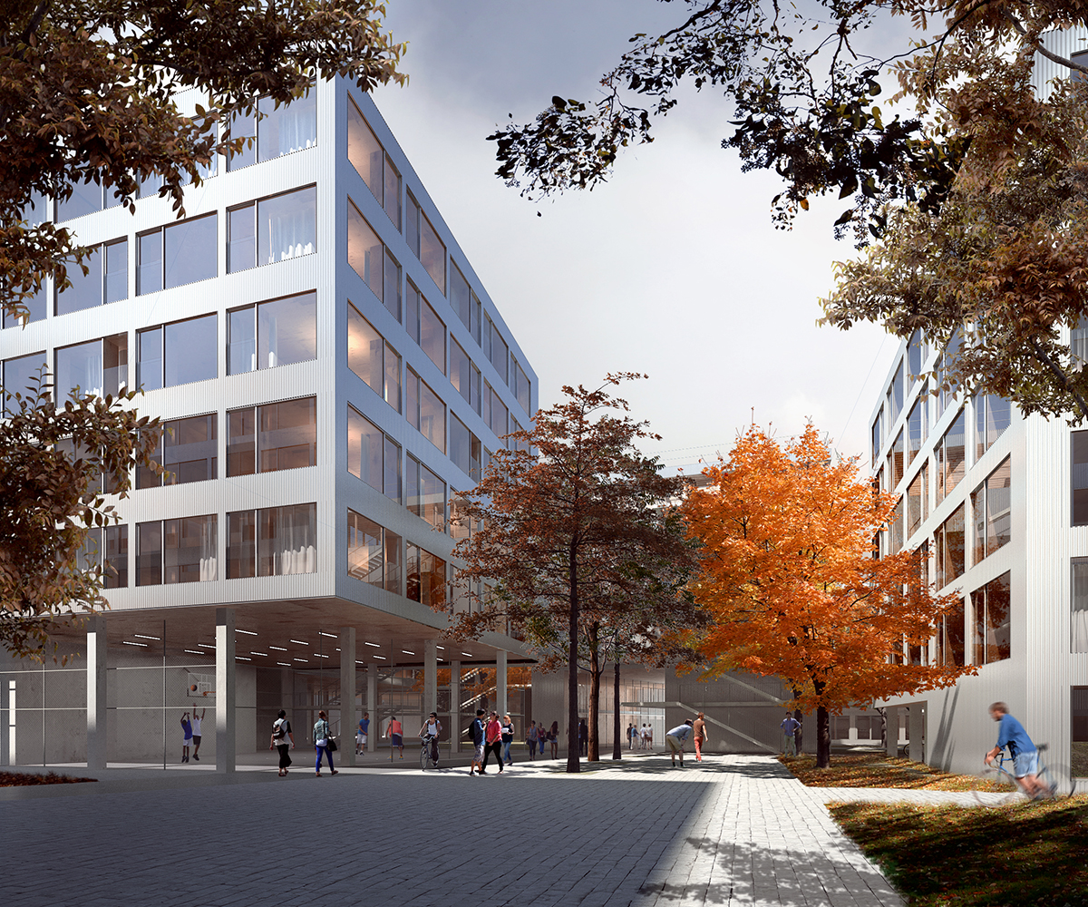 “Inhabiting the Campus”, student housing on the Paris-Saclay campus (competition) Lipsky Rollet architecture et environnement architecte florence lipsky pascal rollet paris france 