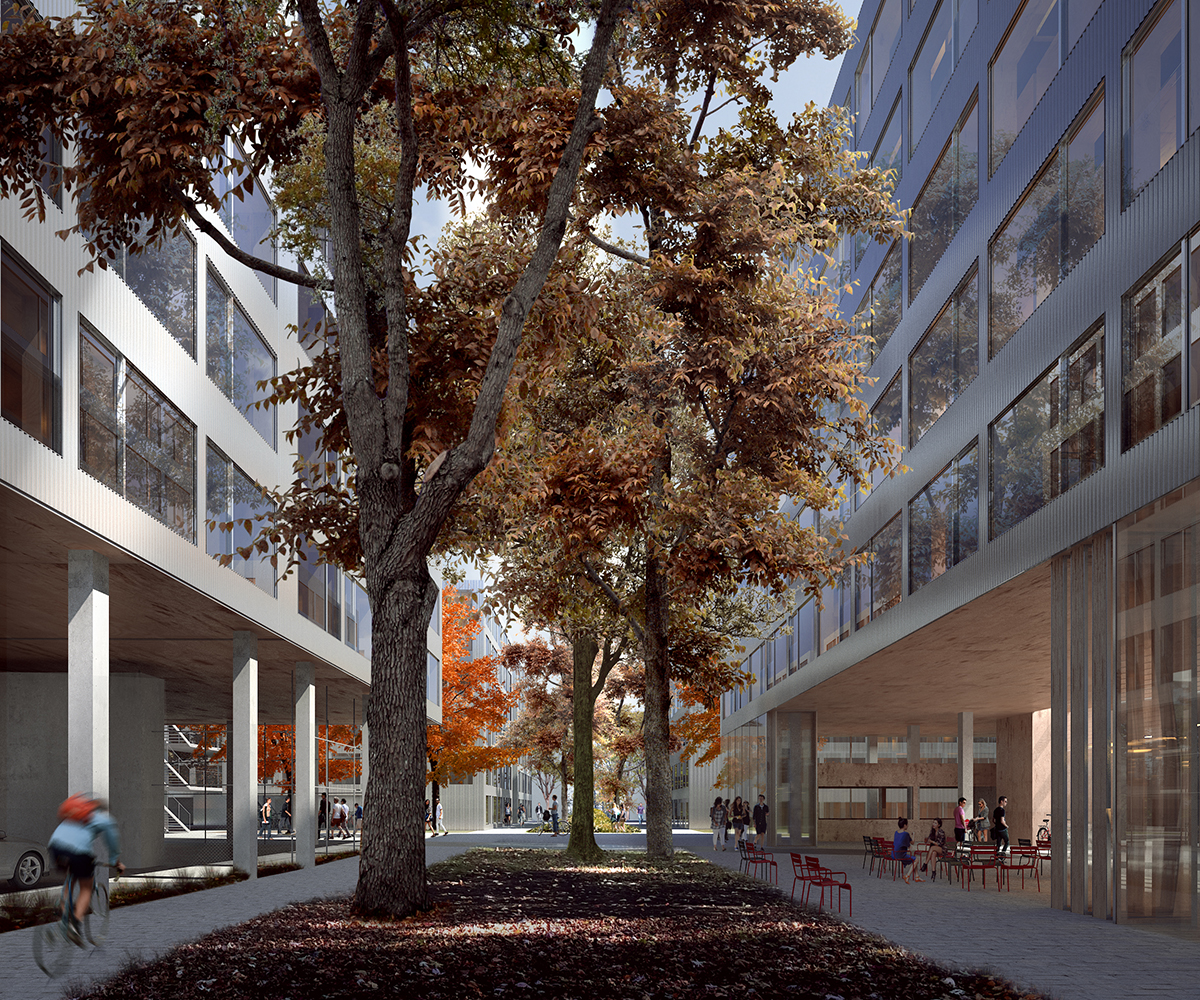 “Inhabiting the Campus”, student housing on the Paris-Saclay campus (competition) Lipsky Rollet architecture et environnement architecte florence lipsky pascal rollet paris france 