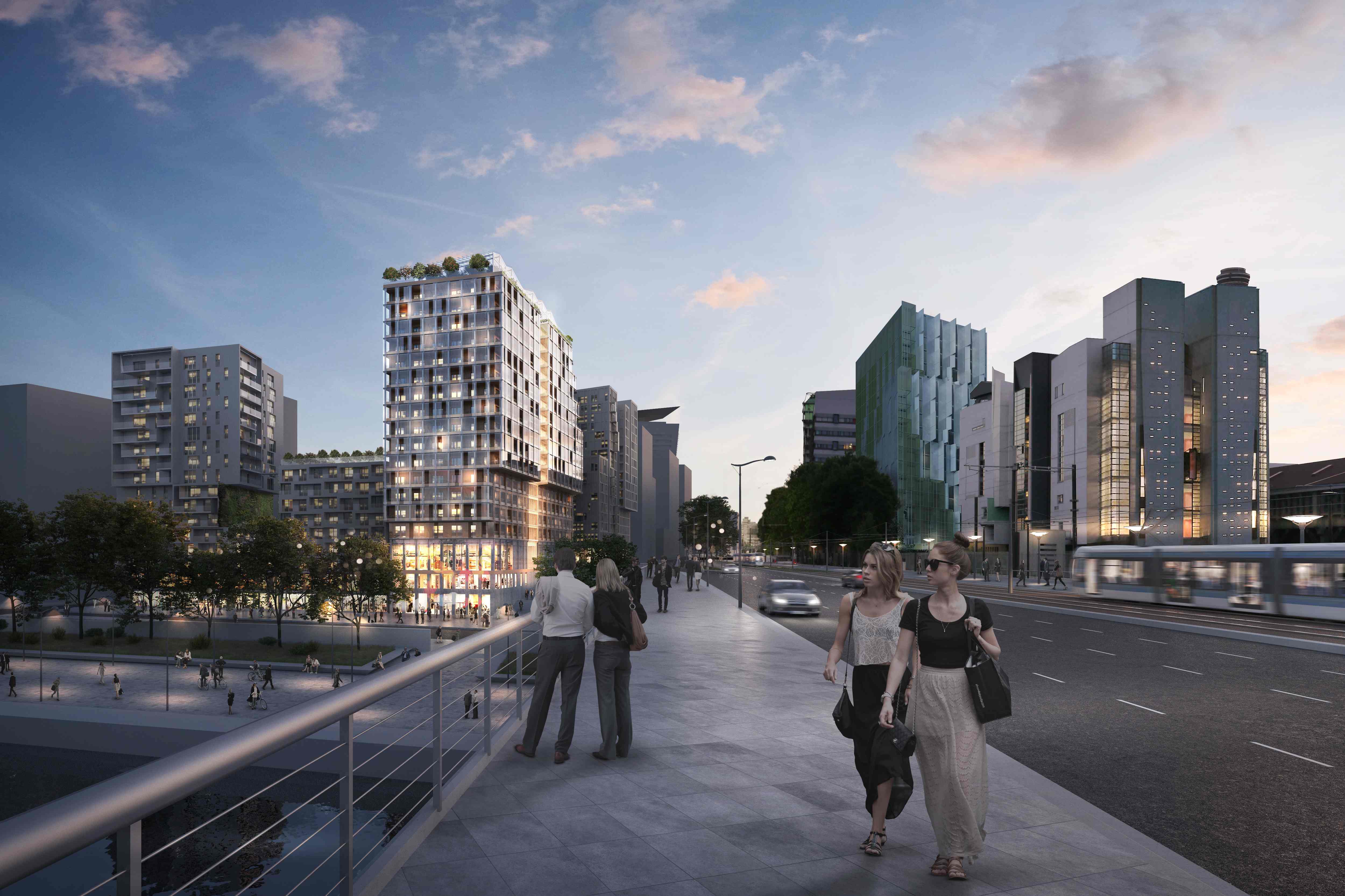 “Hautbois”, timber construction high-rise apartment building (competition) Lipsky Rollet architecture et environnement architecte florence lipsky pascal rollet paris france 