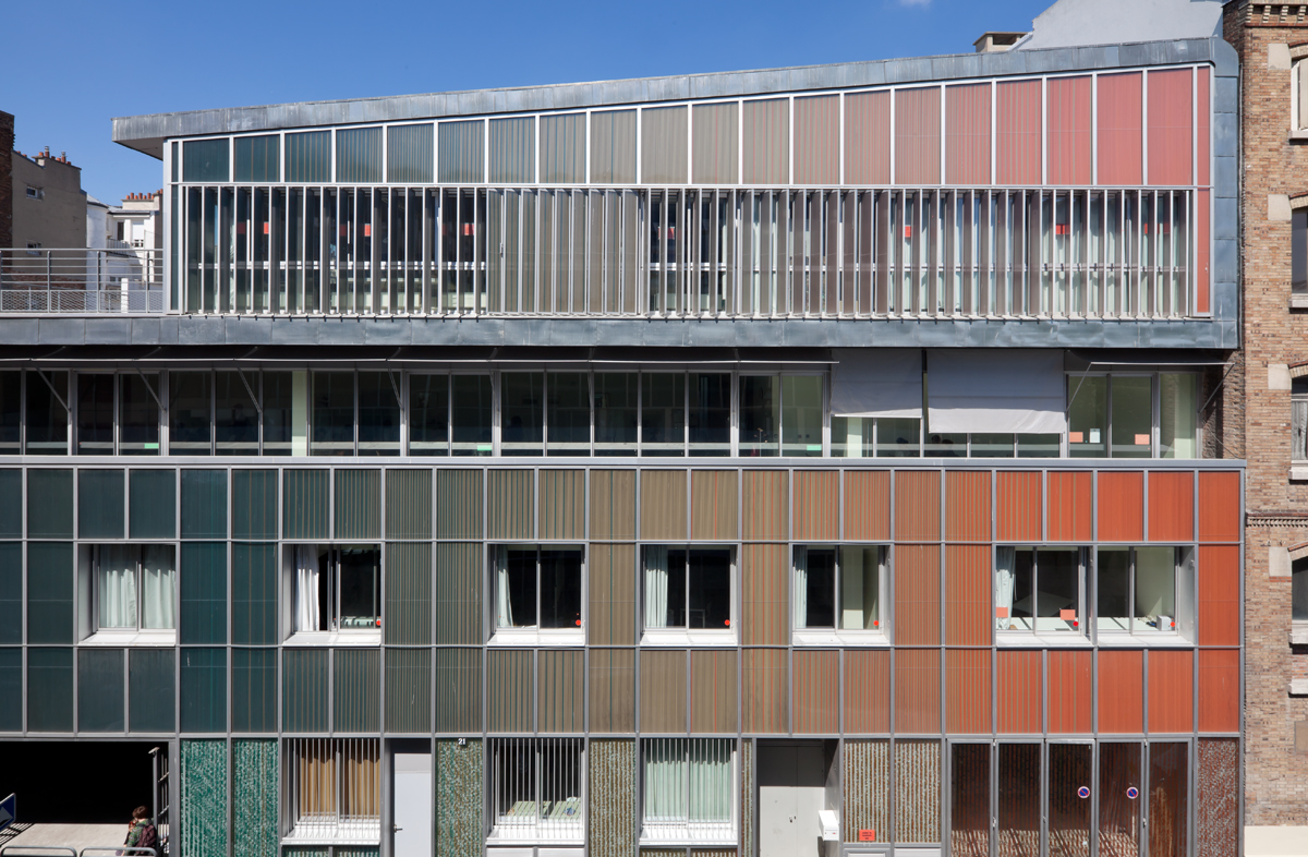 Auguste Renoir High School for Applied Arts Lipsky Rollet architecture et environnement architecte florence lipsky pascal rollet paris france 