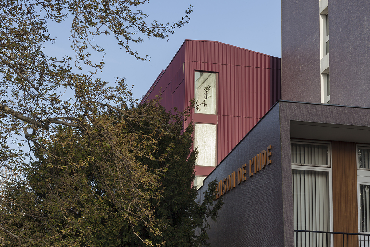 Maison de l'Inde, Cité Universitaire Internationale Lipsky Rollet architecture et environnement architecte florence lipsky pascal rollet paris france 