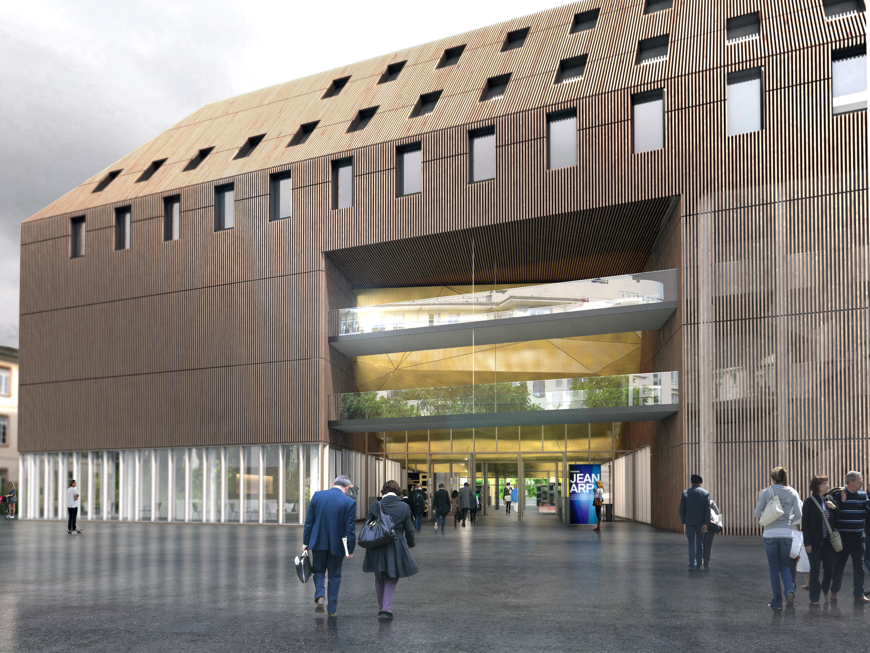 Civil Service and Intellectual Property Center Lipsky Rollet architecture et environnement architecte florence lipsky pascal rollet paris france