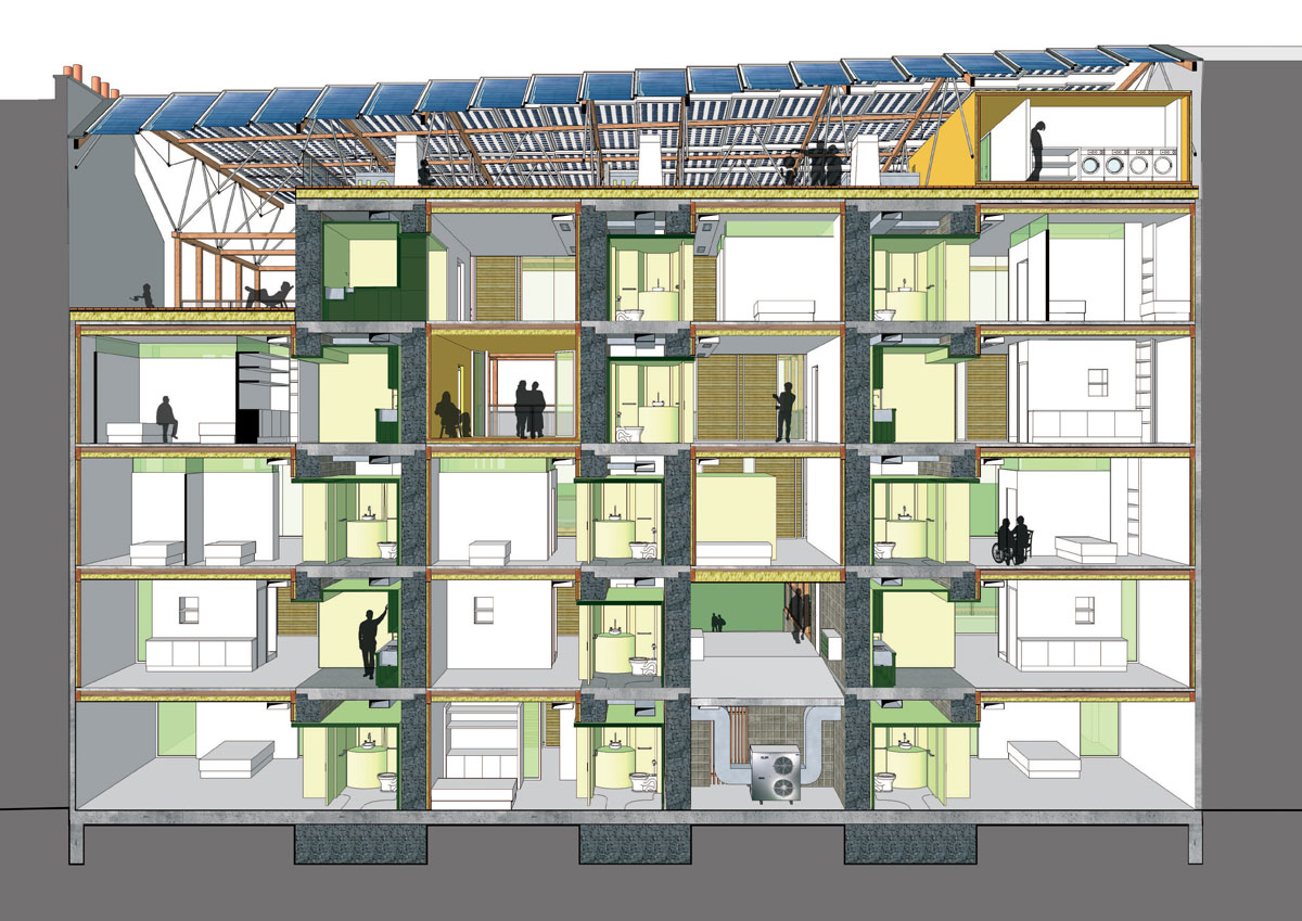 For an ecologically responsible urban housing Lipsky Rollet architecture et environnement architecte florence lipsky pascal rollet paris france 