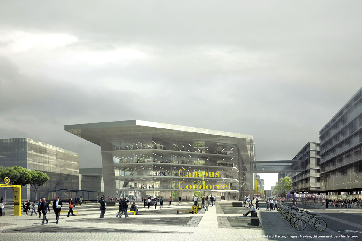 prefiguration-du-campus-condorcet Lipsky Rollet architecture et environnement architecte florence lipsky pascal rollet paris france
