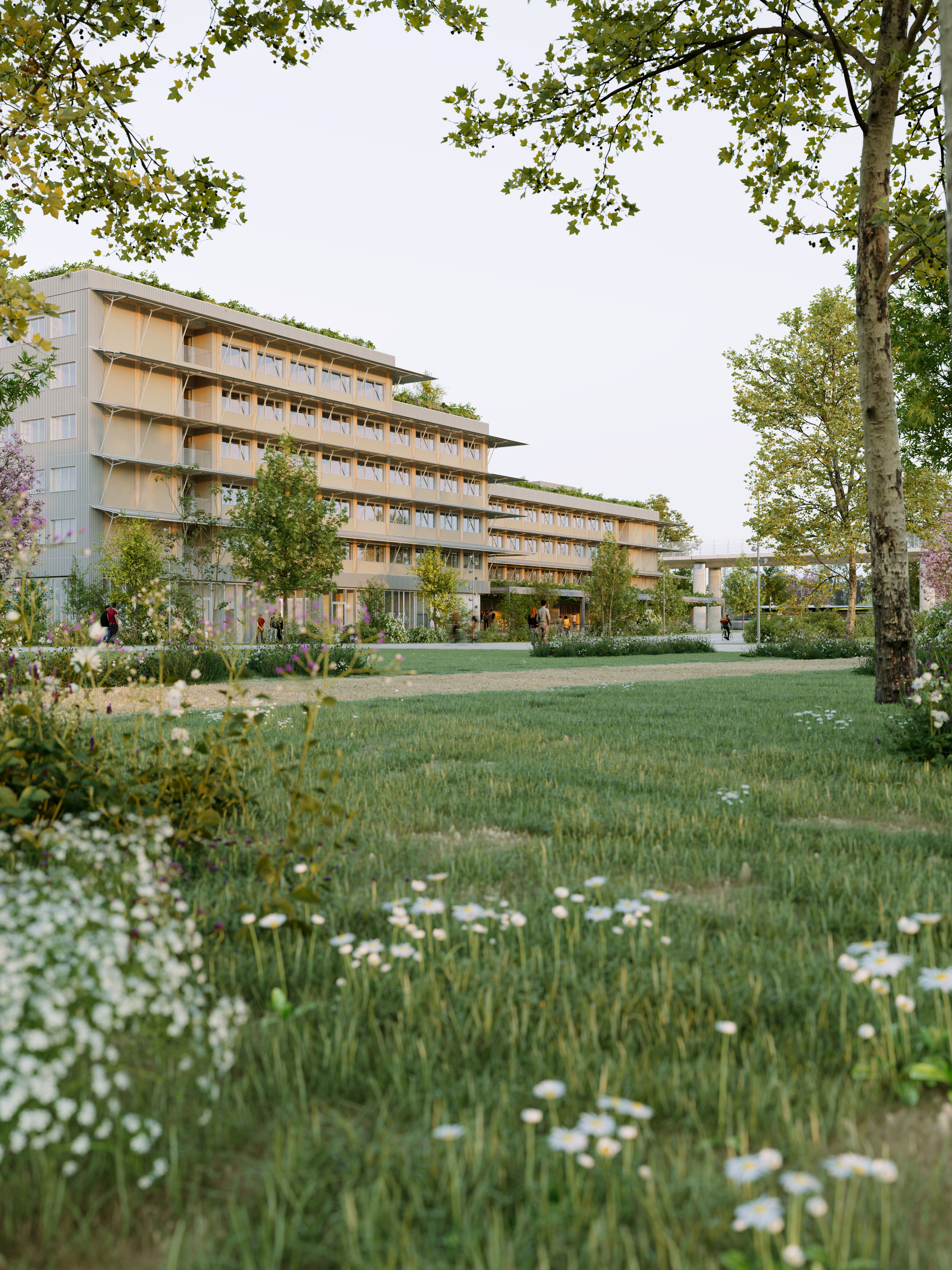 Student residence, Plateau de Saclay Lipsky Rollet architecture et environnement architecte florence lipsky pascal rollet paris france 