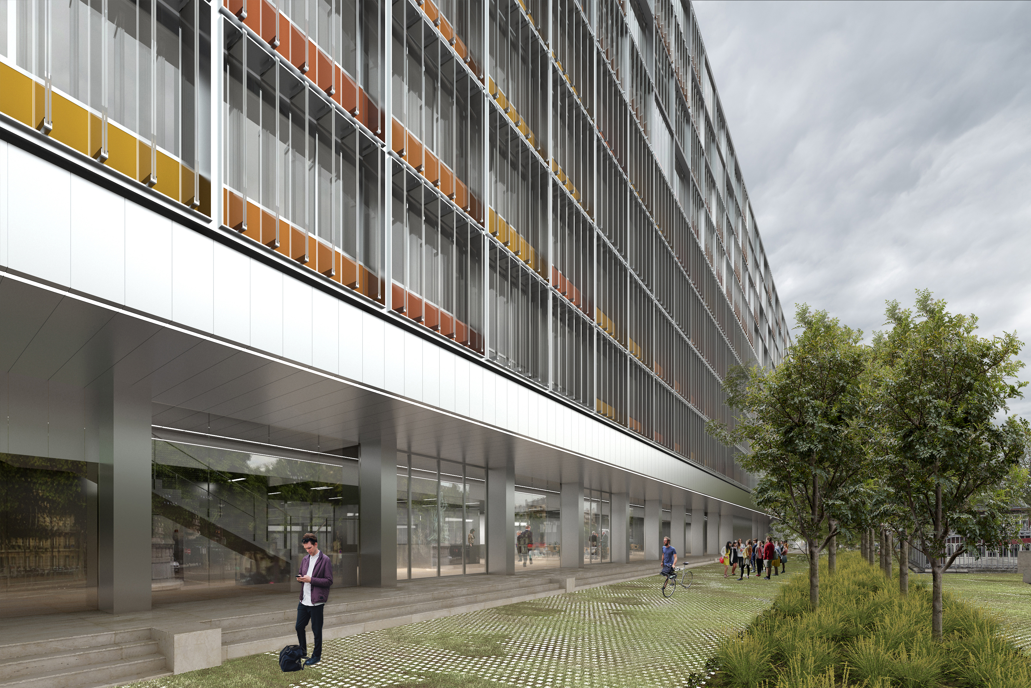 Restructuring the CROUS Jean Sarrailh Center Lipsky Rollet architecture et environnement architecte florence lipsky pascal rollet paris france