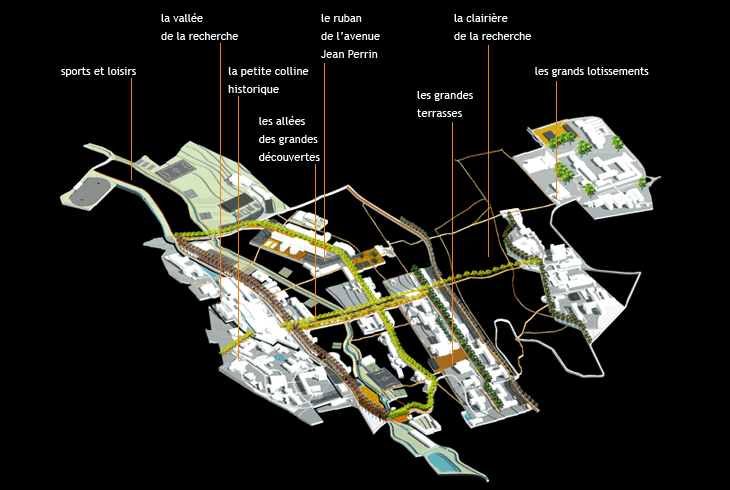Master Plan of the Science Campus Lipsky Rollet architecture et environnement architecte florence lipsky pascal rollet paris france
