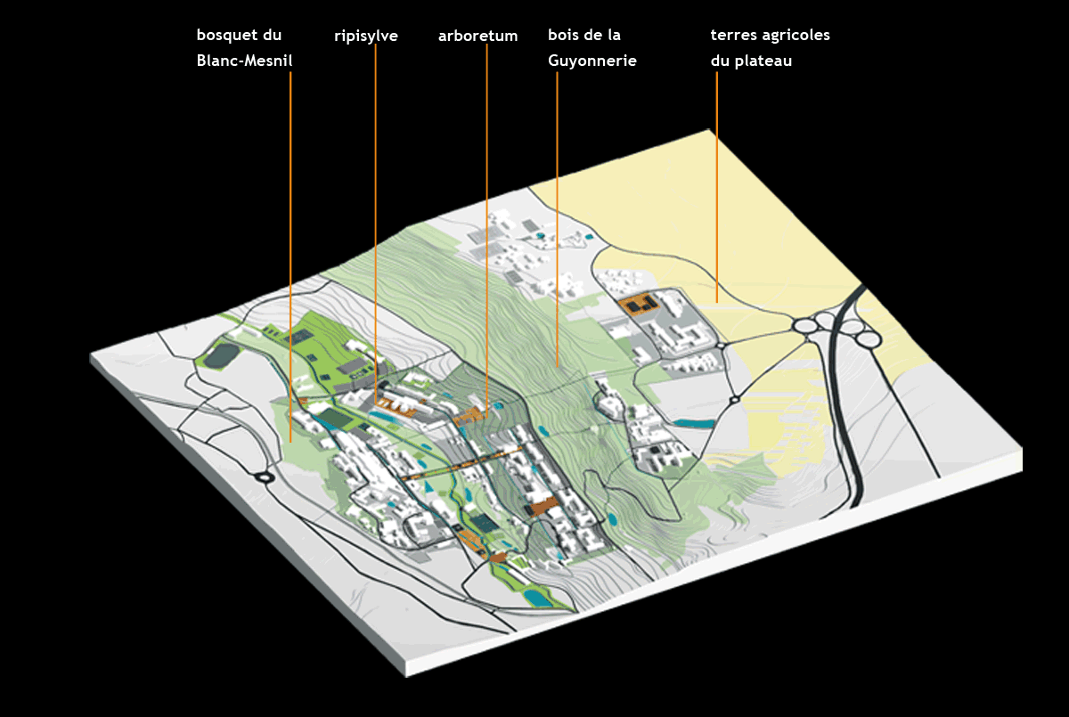 Master Plan of the Science Campus Lipsky Rollet architecture et environnement architecte florence lipsky pascal rollet paris france 