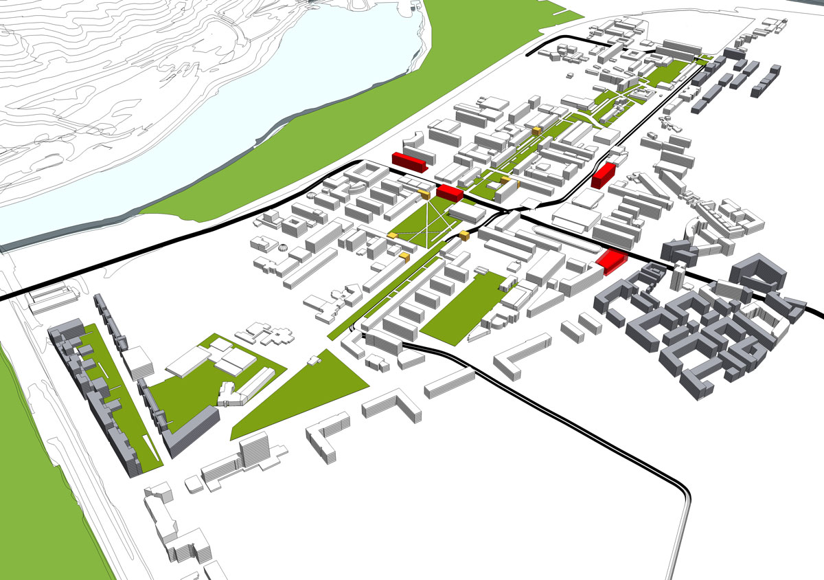 Master Plan of the LyonTech La Doua Science Campus Lipsky Rollet architecture et environnement architecte florence lipsky pascal rollet paris france 