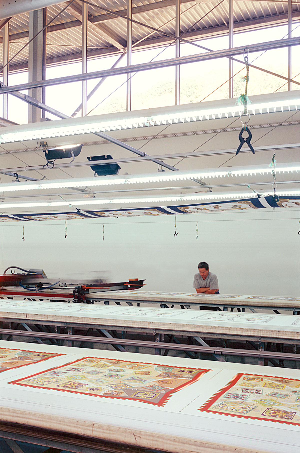 Fabric printing of the Grand-Lemps Lipsky Rollet architecture et environnement architecte florence lipsky pascal rollet paris france