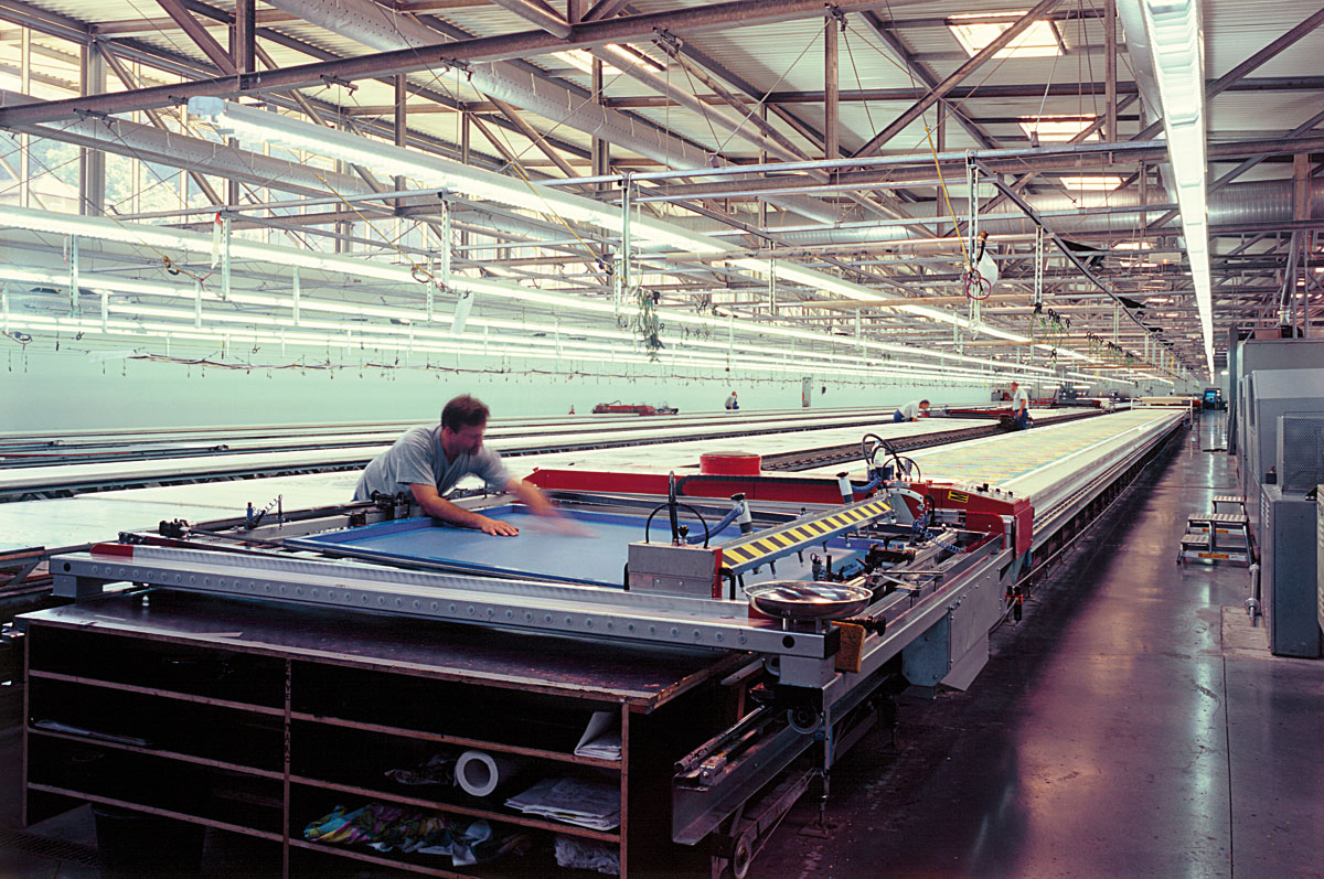 Fabric printing of the Grand-Lemps Lipsky Rollet architecture et environnement architecte florence lipsky pascal rollet paris france