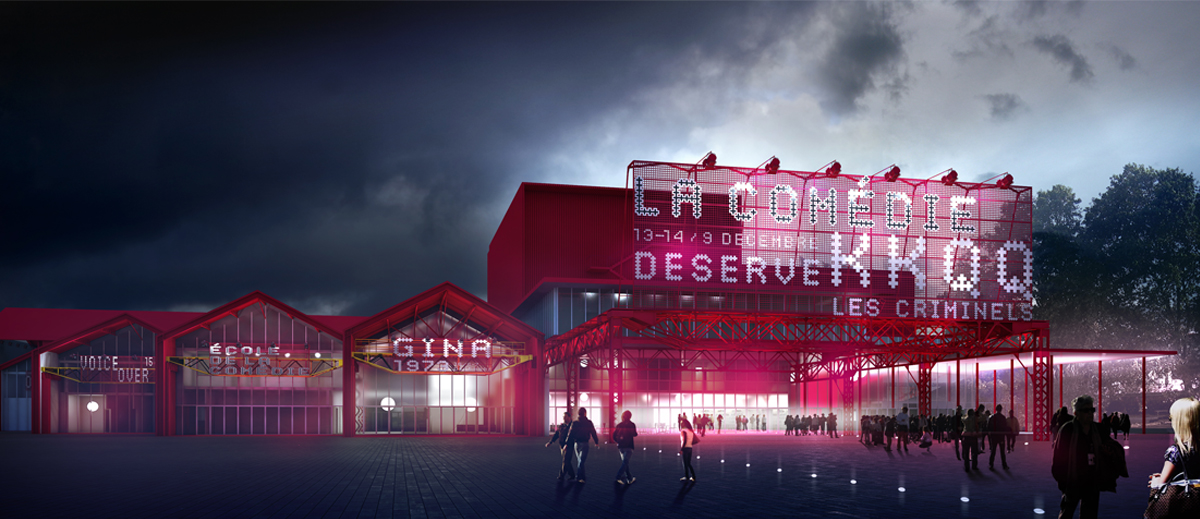 theatre-la-comedie Lipsky Rollet architecture et environnement architecte florence lipsky pascal rollet paris france
