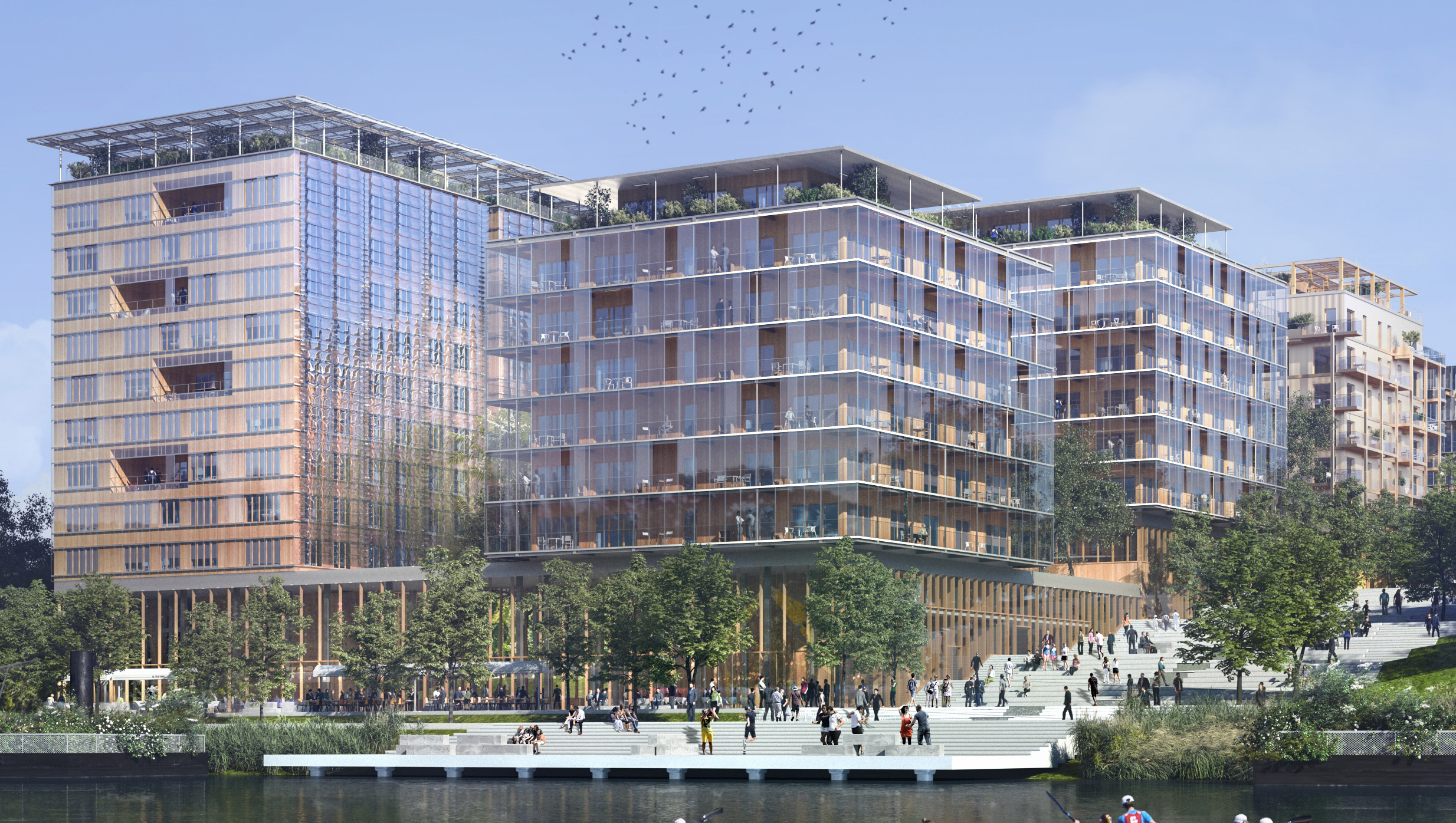 Village Olympique et Paralympique Paris JO 2024 Secteur D Lipsky Rollet architecture et environnement architecte florence lipsky pascal rollet paris france
